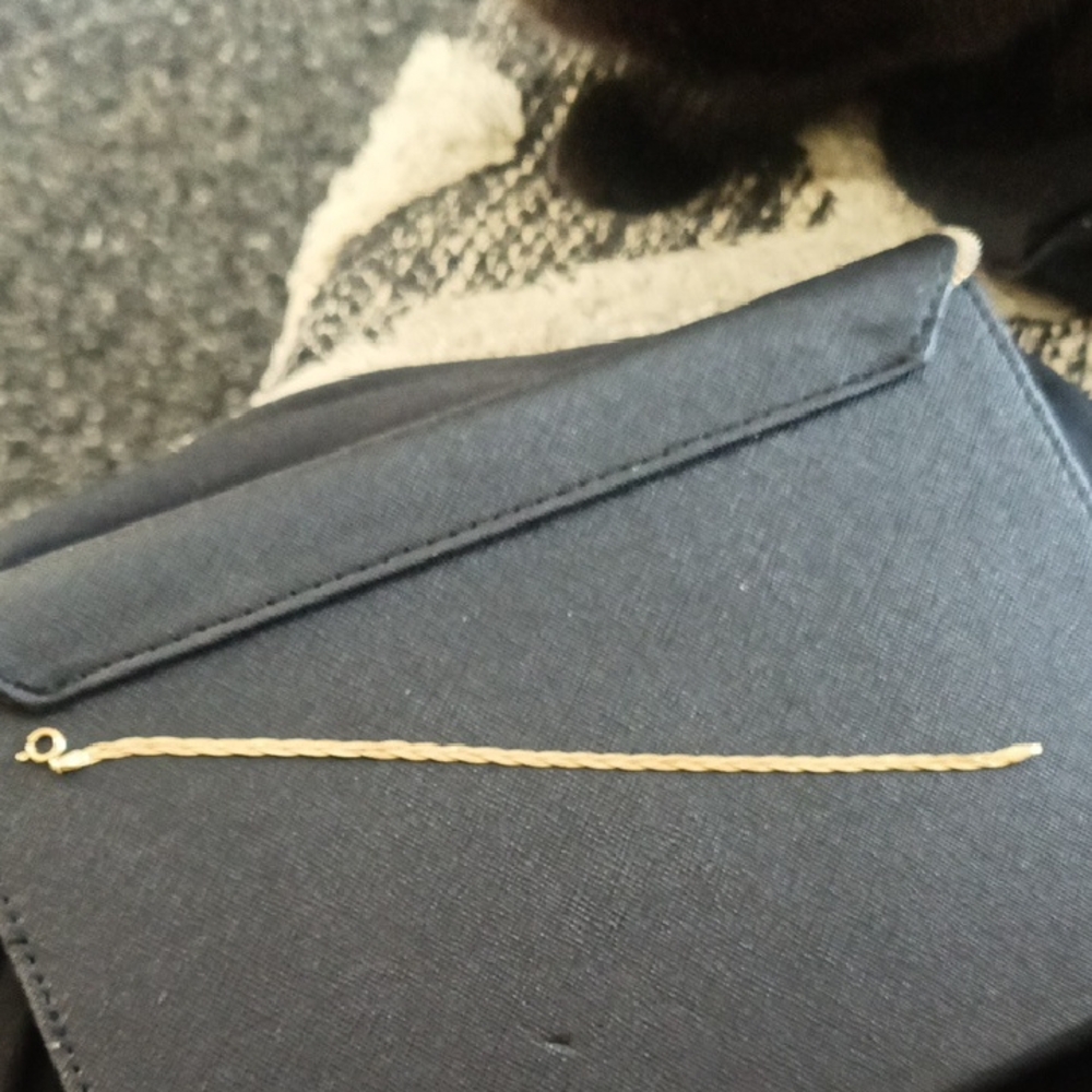 Elegant 14k Gold Triple Chain Bracelet